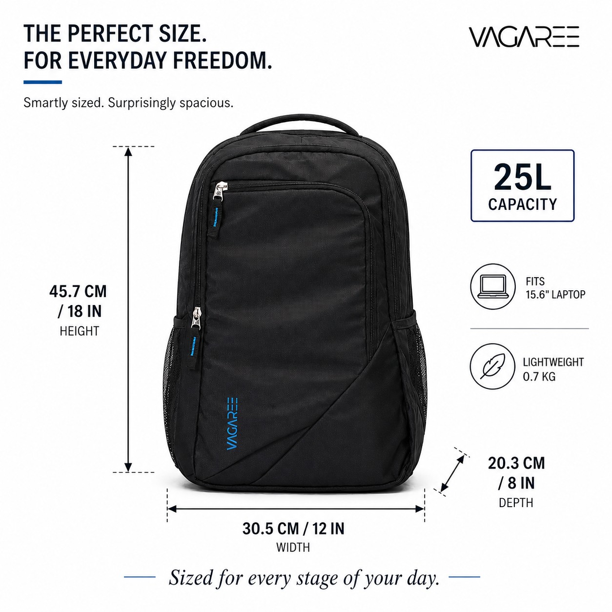 VAGAREE 25L Corporate Laptop Backpack