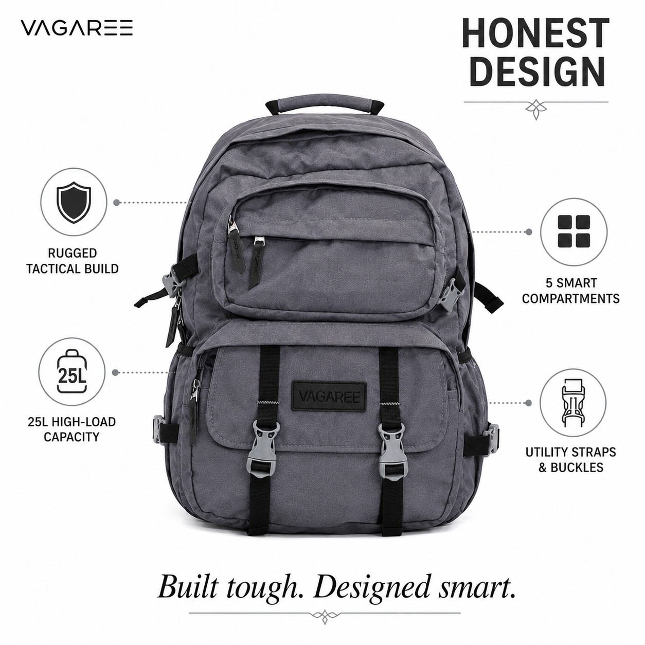 VAGAREE 25L Tactical Backpack